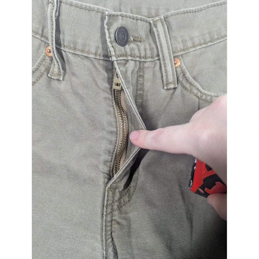 Levis 514 Jeans Mens 30x32‎ Green Straight Leg 100% Cotton Mid Rise Denim